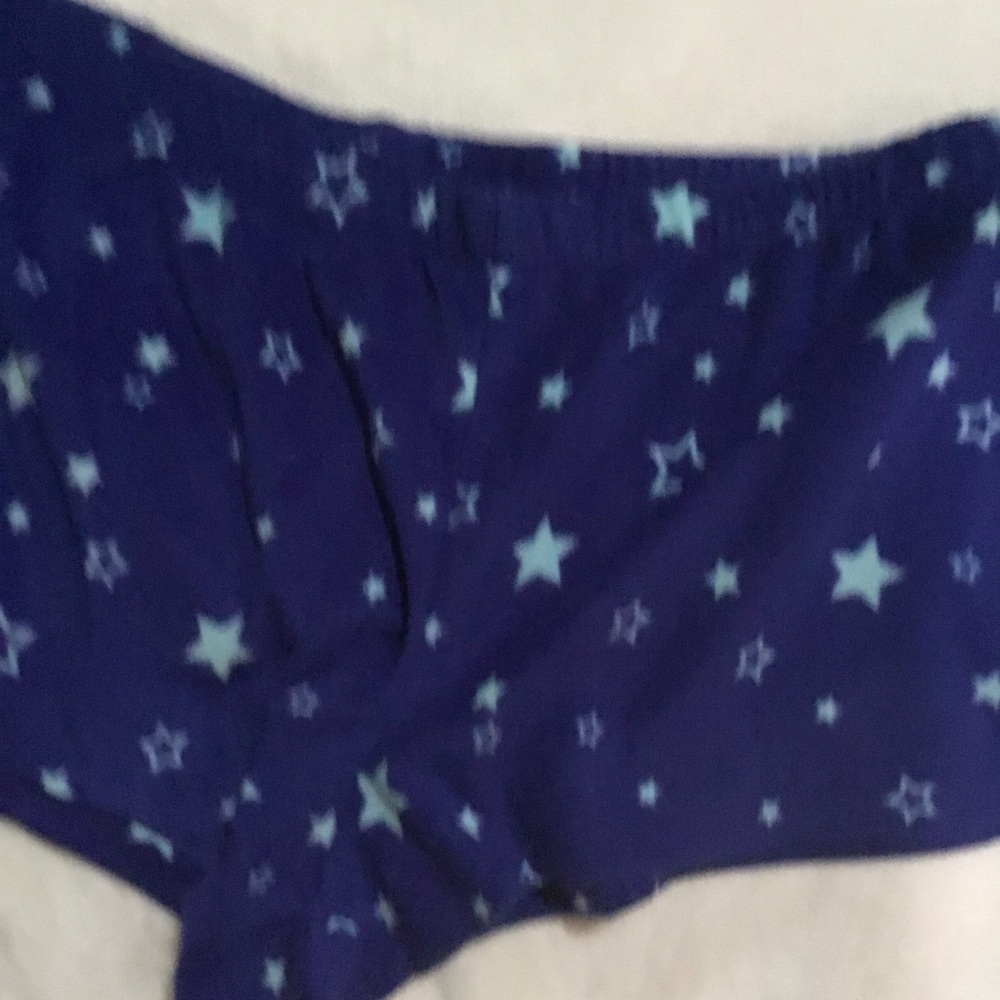 SO microfleece pajama short NWT blue stars 2X - Picture 4 of 8